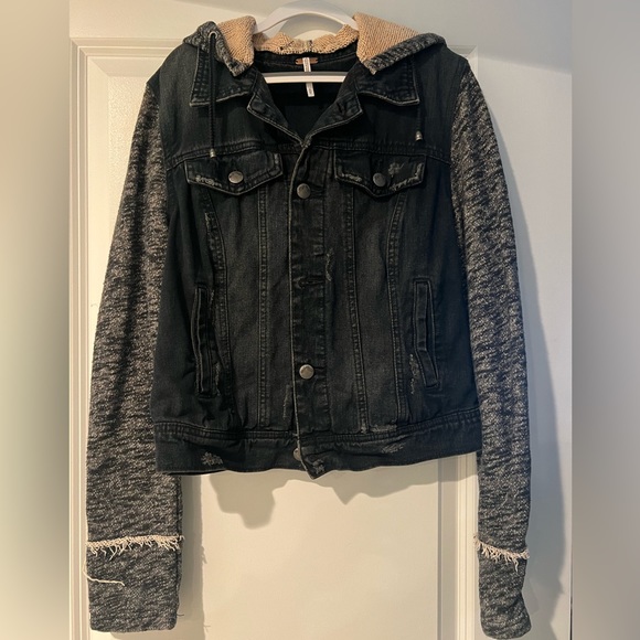 Free People Indigo Rinse Jean Jacket - Picture 3 of 6
